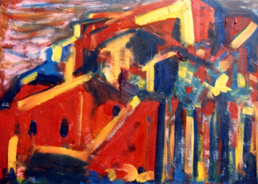 Bard Fortress - 1991 - Oil on canvas - 70X50